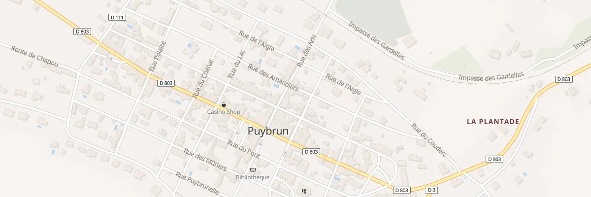 Plan du 5038 Rue des Arts à Puybrun