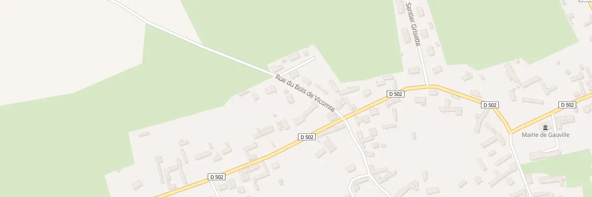 Plan du 1 Rle du Bois Vicomte à Gauville