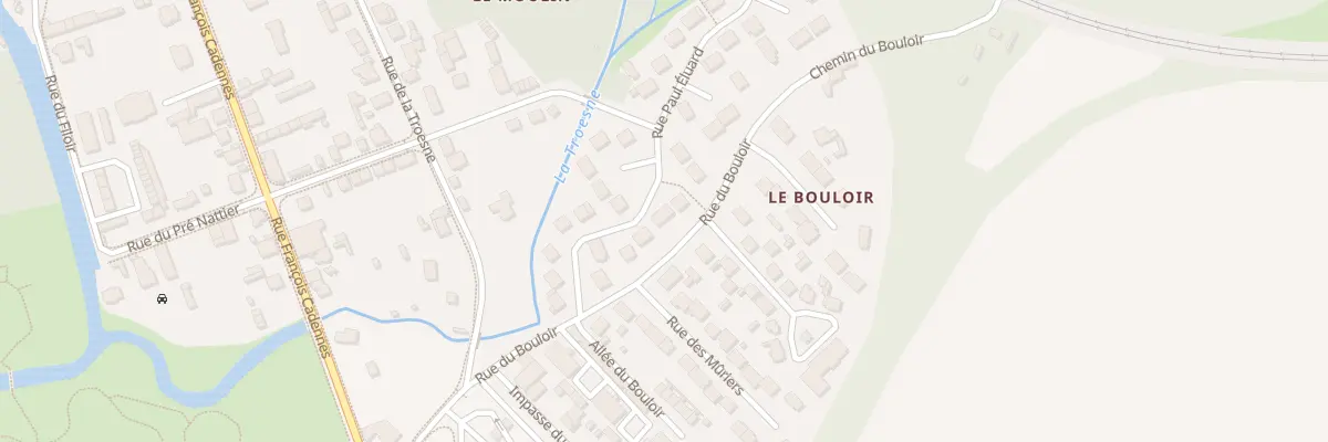 Plan du 25 Rue Paul Eluard à Gisors