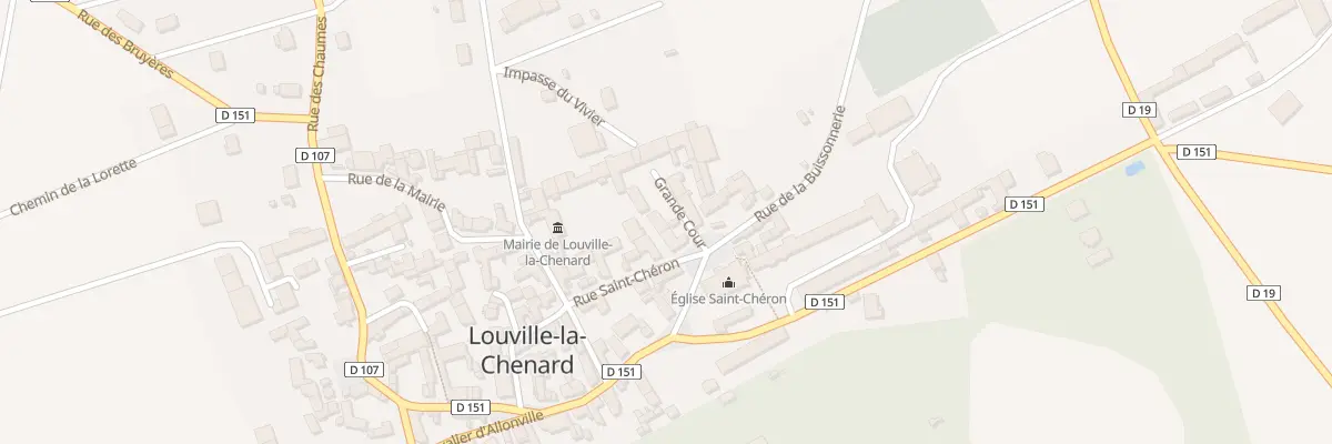 Plan du 3 Imp de la Grande Cour à Louville-la-Chenard