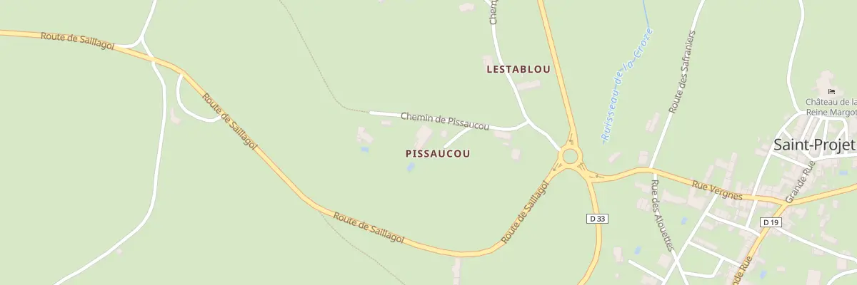 Plan du 5194 Pissaucou à Saint-Projet