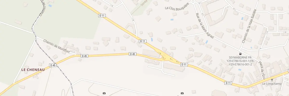 Plan du 2B Rte des Bruyères à Thoiry