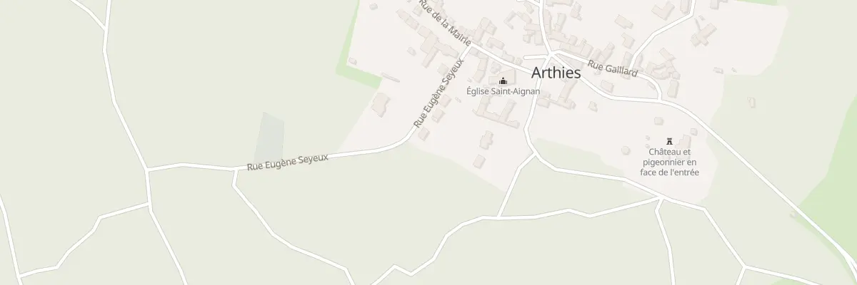 Plan du 14 Rue Eugène Seyeux à Arthies