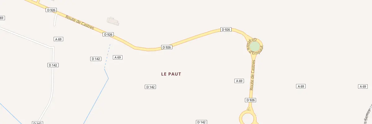 Plan du 1581 Rte de Castres à Villeneuve-lès-Lavaur