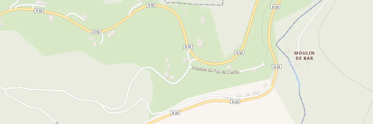 Plan du 5055 Puy de Cueille à Naves