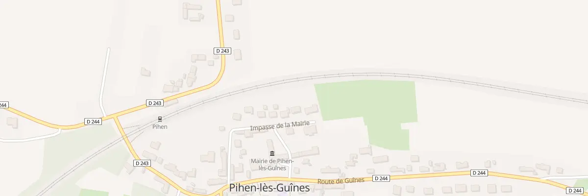 Plan du 100 Imp de la Mairie à Pihen-lès-Guînes