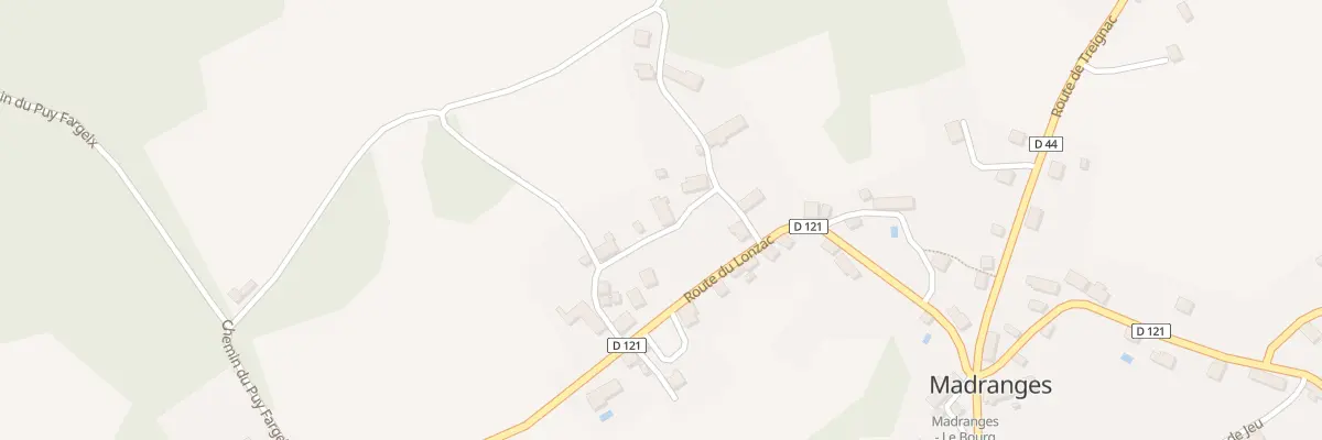 Plan du 2 Rue du Quartier Mandrin à Madranges