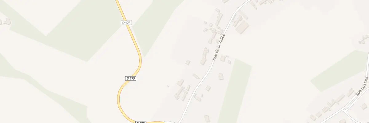 Plan du 44 Rue de la Vallée à Huchenneville