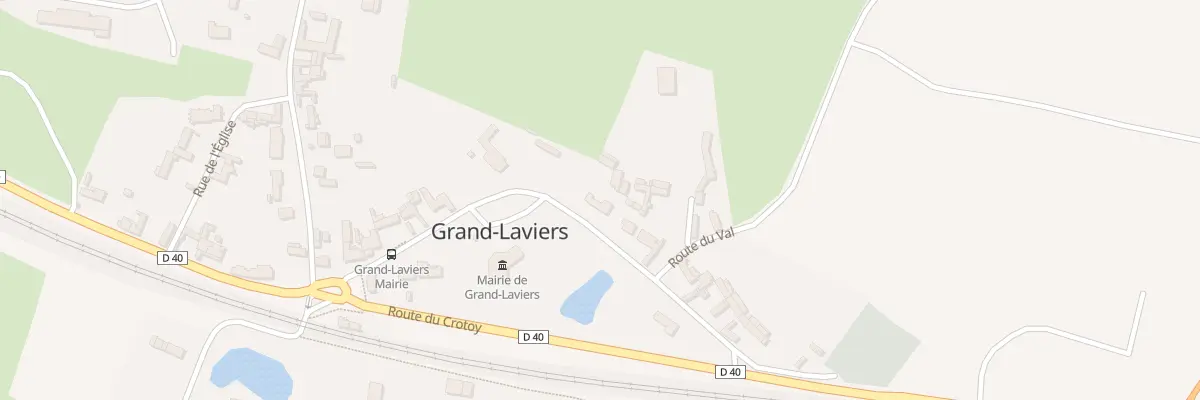 Plan du 36 Rte du Crotoy à Grand-Laviers