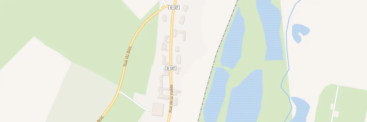 Plan du 585 Rue de la Vallée à Estréelles