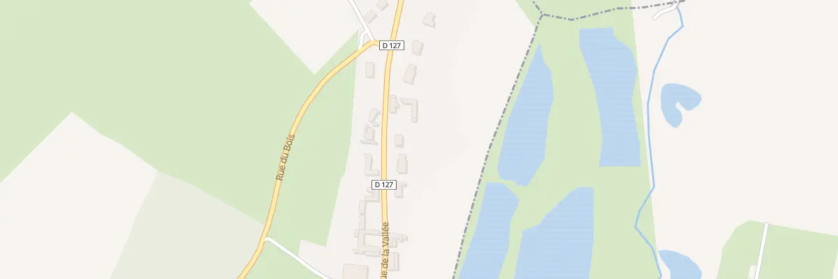 Plan du 606 Rue de la Vallée à Estréelles