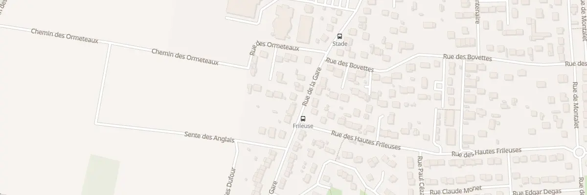 Plan du 25 Rue de la Gare à Issou
