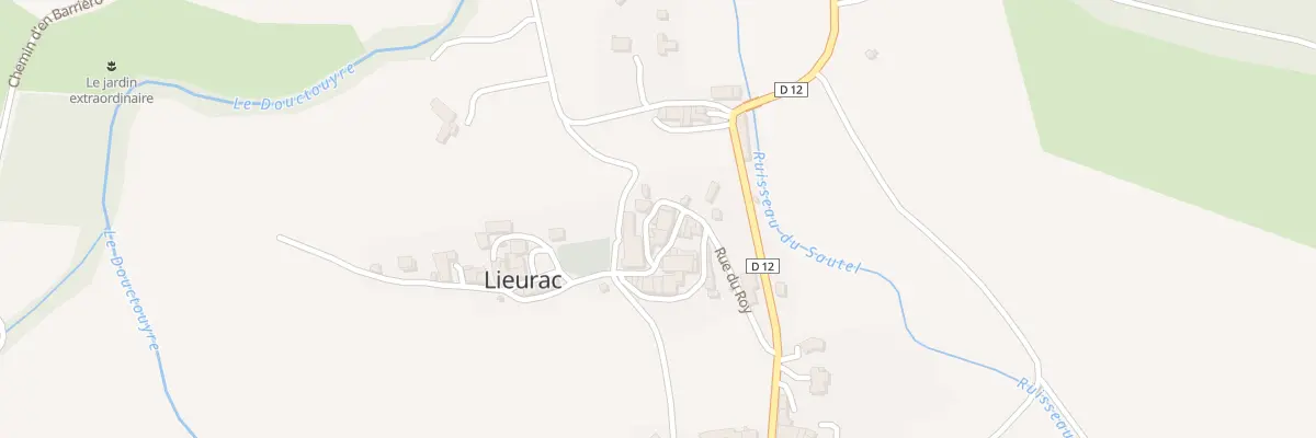 Plan du 31 Lieurac à Lieurac