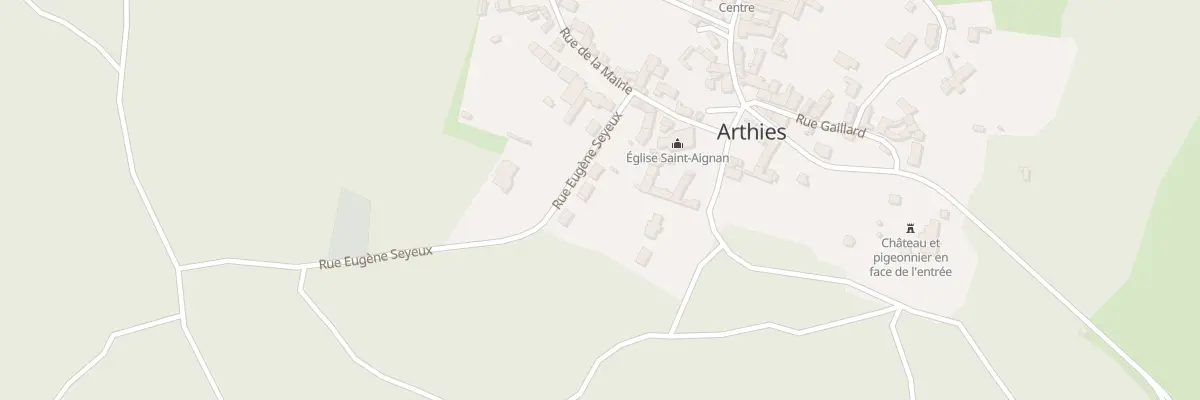 Plan du 9 Rue Eugène Seyeux à Arthies