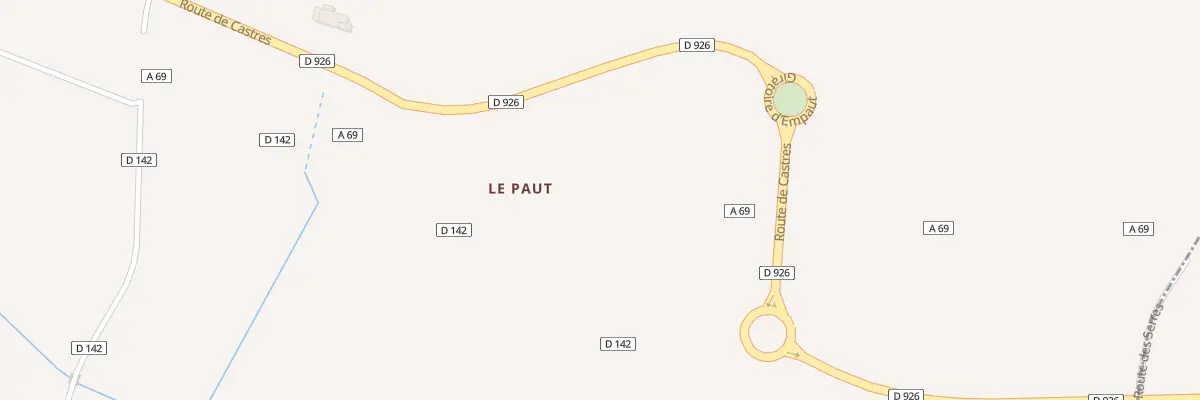 Plan du 1639 Rte de Castres à Villeneuve-lès-Lavaur
