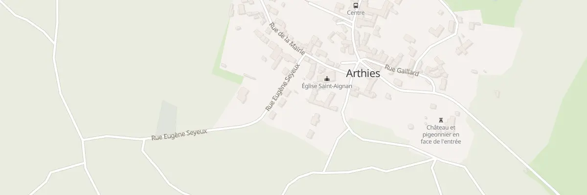 Plan du 6 Rue Eugène Seyeux à Arthies