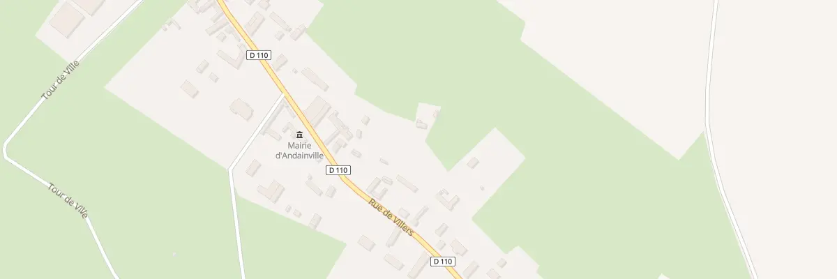 Plan du 17 Rue de Villers à Andainville