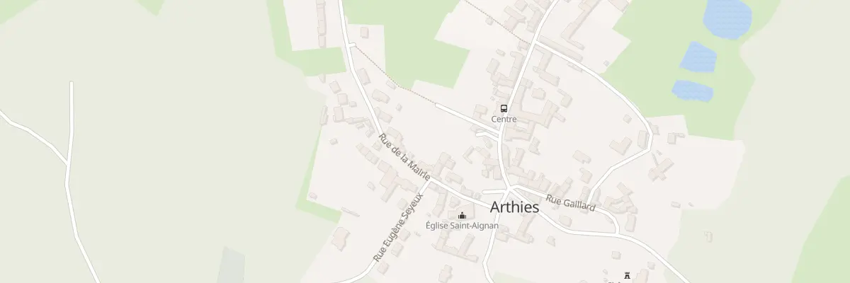 Plan du 7 Rue de la Mairie à Arthies