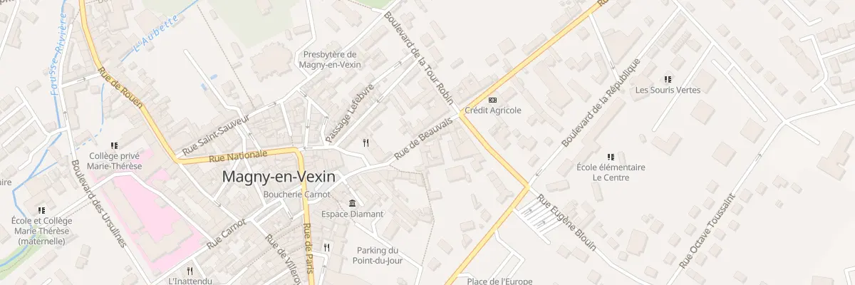 Plan du 10 Rue de Beauvais à Magny-en-Vexin