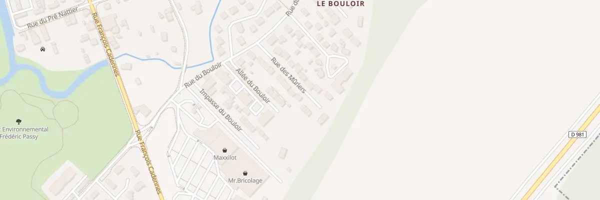 Plan du 16 Rue des Mûriers à Gisors