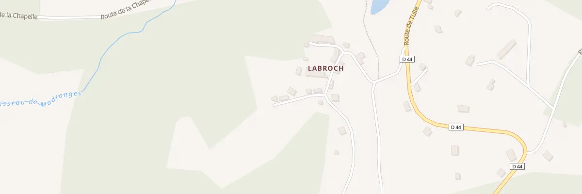 Plan du 9 Labroch à Madranges