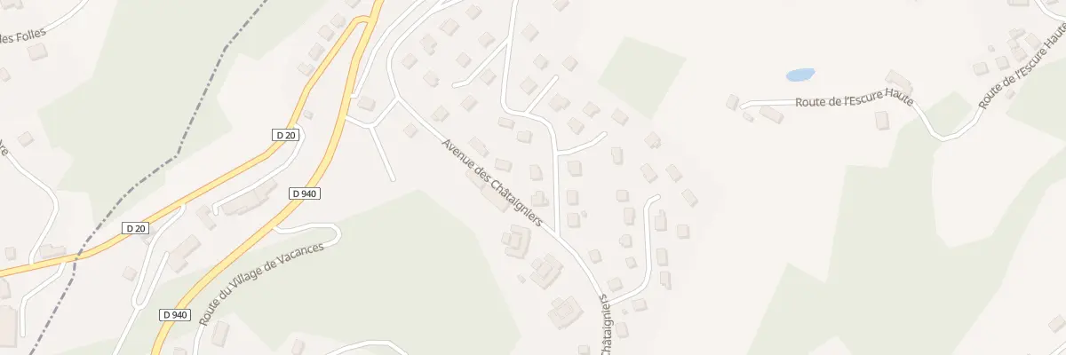 Plan du 8 Av de la Forêt à Treignac