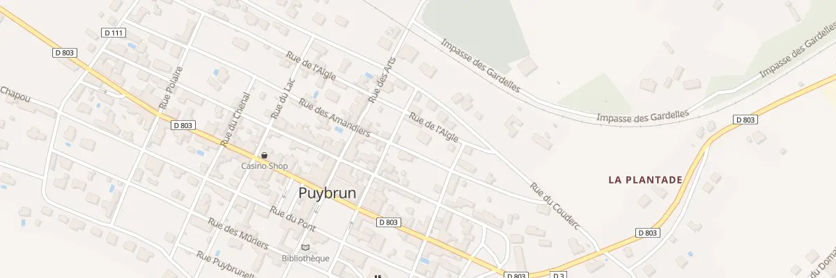 Plan du 304F Rue des Amandiers à Puybrun