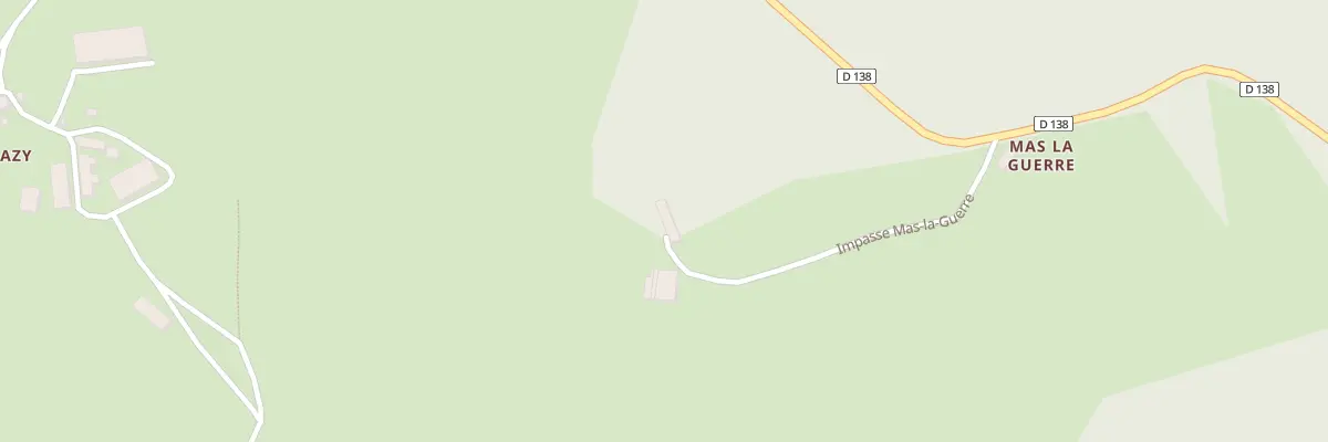 Plan du 5087 Mas La Guerre à Saint-Amand-le-Petit