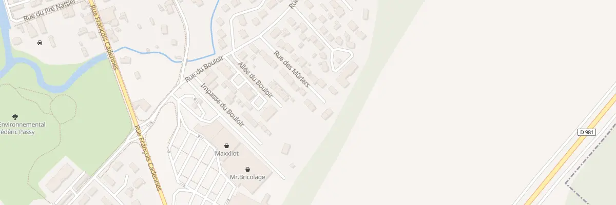 Plan du 20 Rue des Mûriers à Gisors