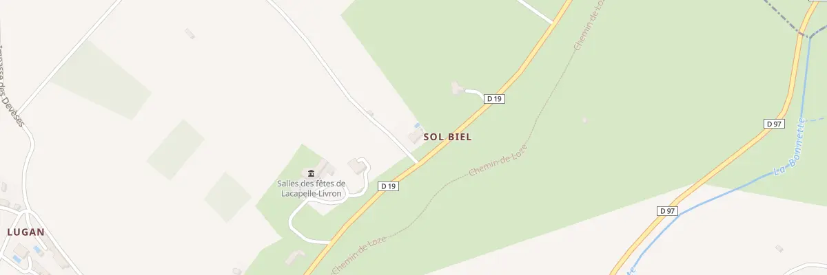 Plan du 5059 Sol Biel à Lacapelle-Livron
