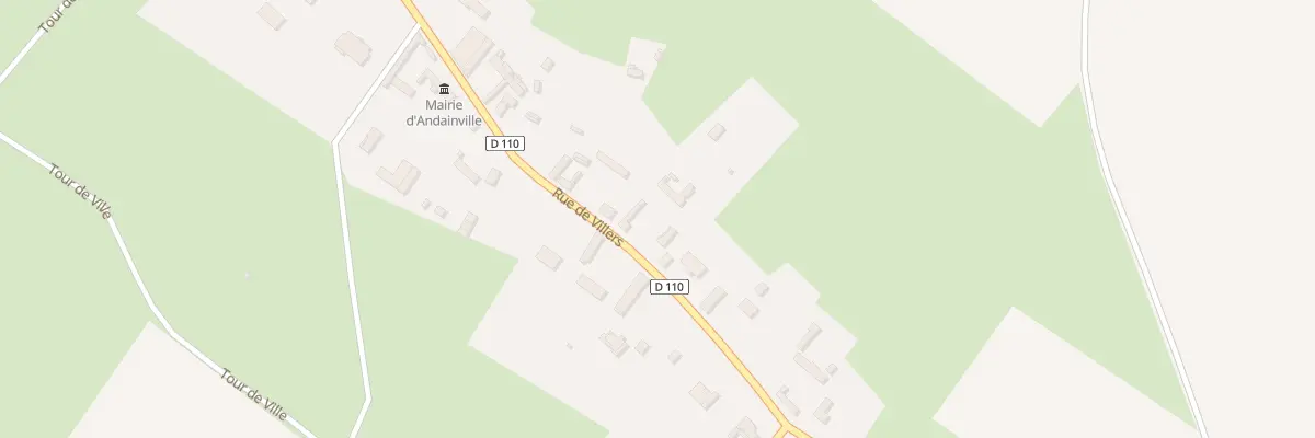 Plan du 21 Rue de Villers à Andainville