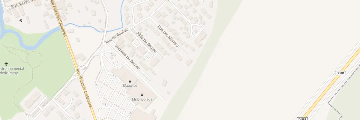 Plan du 18 Rue des Mûriers à Gisors