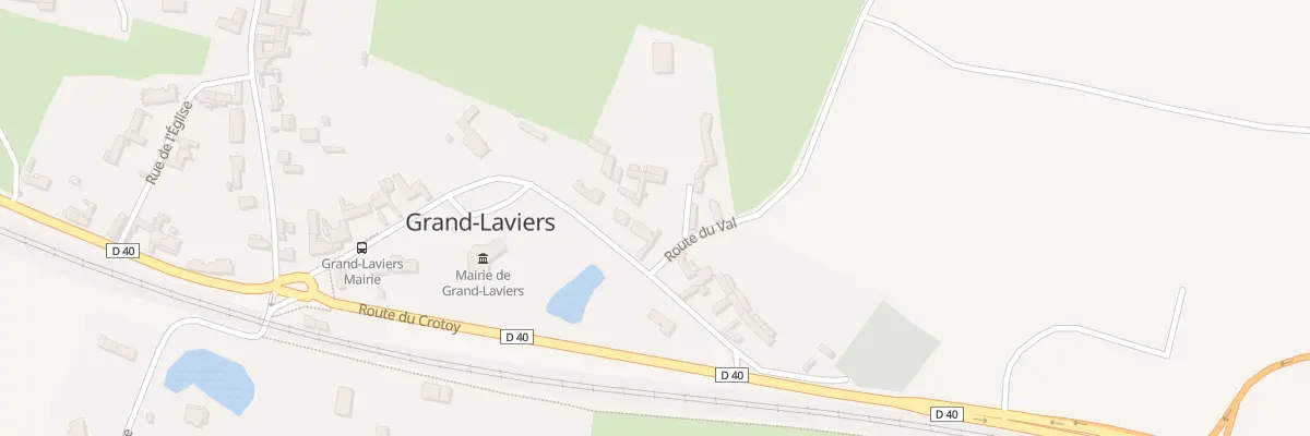 Plan du 44 Rte du Crotoy à Grand-Laviers