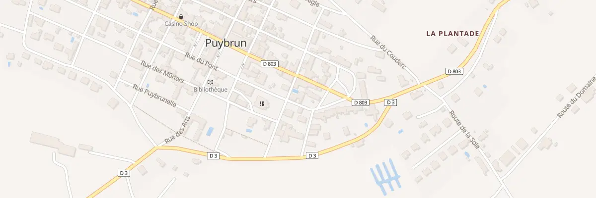 Plan du 5012 Rue du Pont à Puybrun