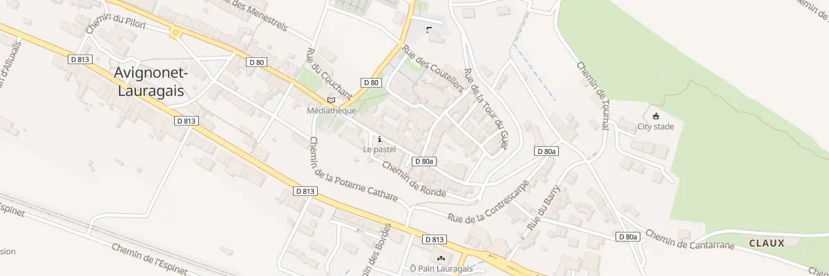 Plan du 7 Rue Grand Rue à Avignonet-Lauragais