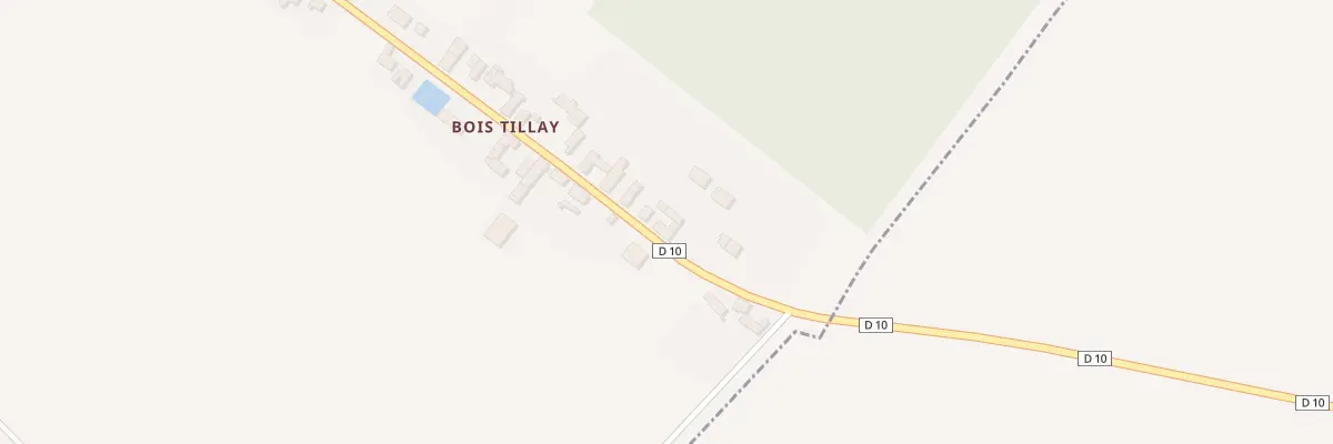 Plan du 21B Bois Tillay à Tillay-le-Péneux
