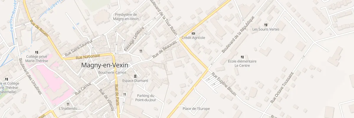 Plan du 14 Rue de Beauvais à Magny-en-Vexin