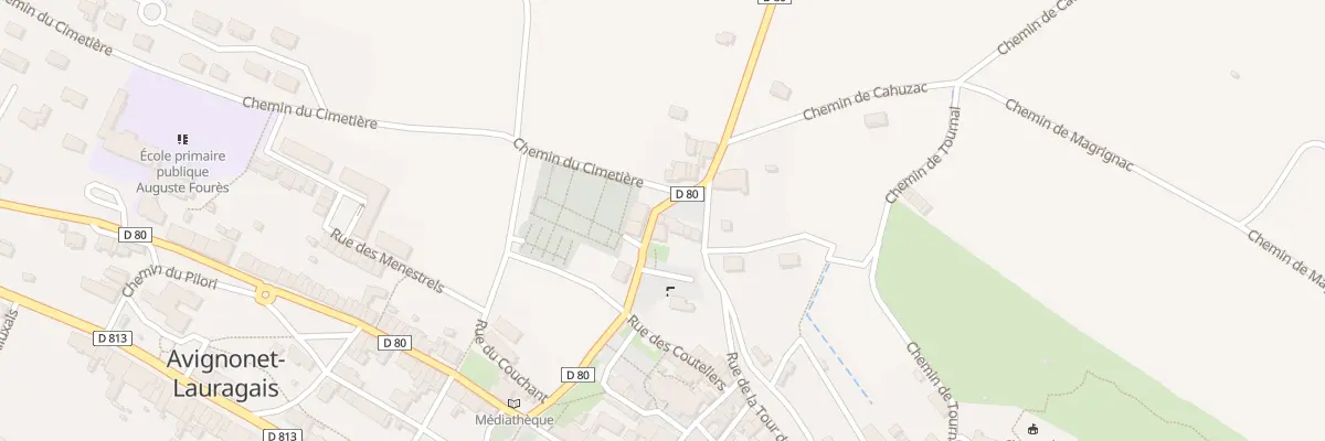 Plan du 2B Pl St Prim à Avignonet-Lauragais