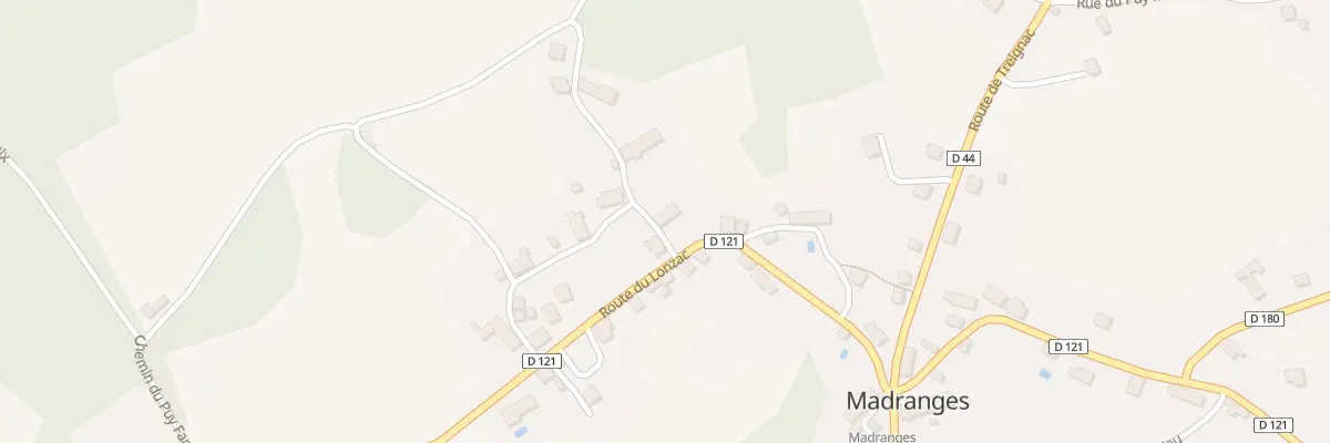 Plan du 1 Chem du Manot à Madranges