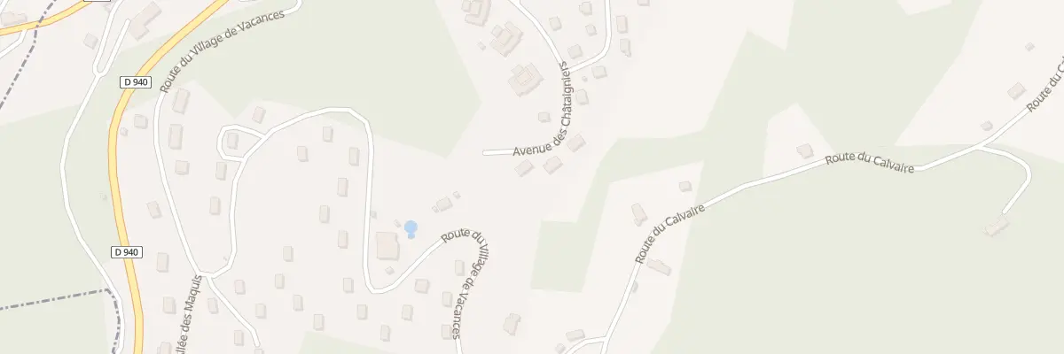 Plan du 13 Av des Chataigniers à Treignac
