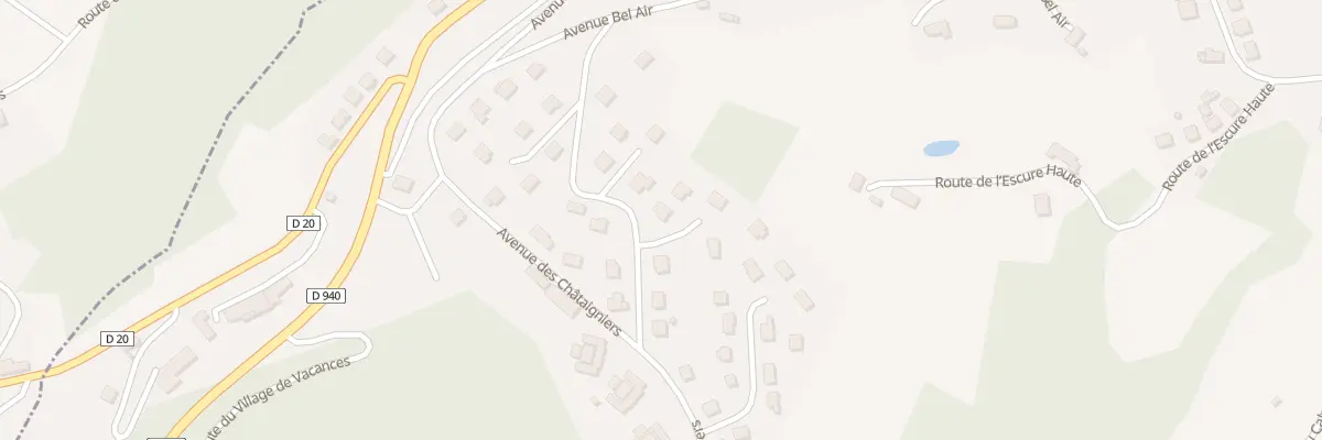 Plan du 1 All des Mésanges à Treignac