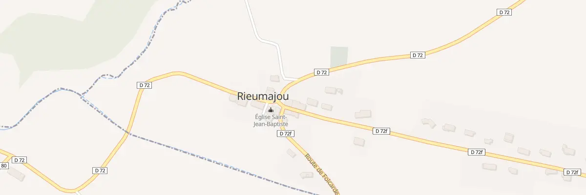 Plan de Village à Rieumajou