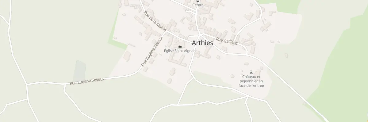 Plan du 2 Rue de l’Eglise à Arthies