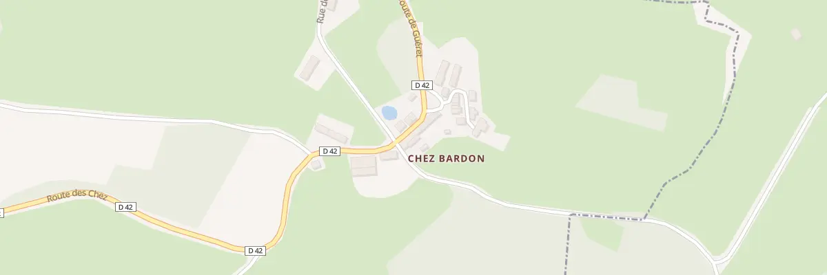 Plan du 1 Chez Bardon à Azat-Châtenet