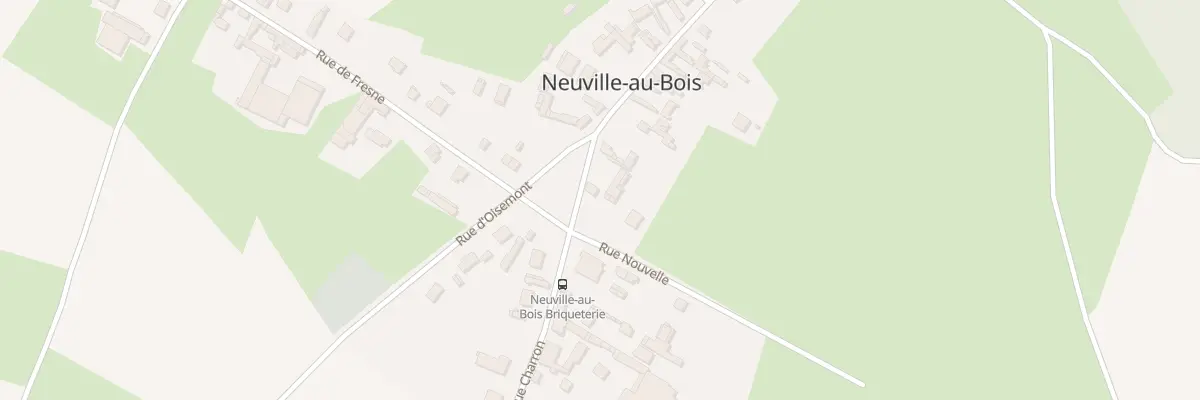 Plan du 5028F Gr La Grand Rue à Neuville-au-Bois