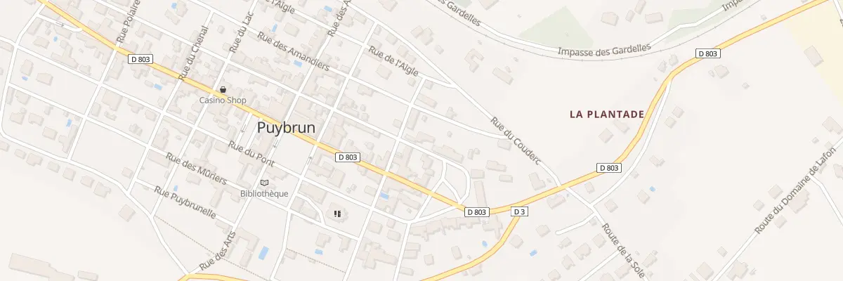 Plan du 5648F Puybrun à Puybrun