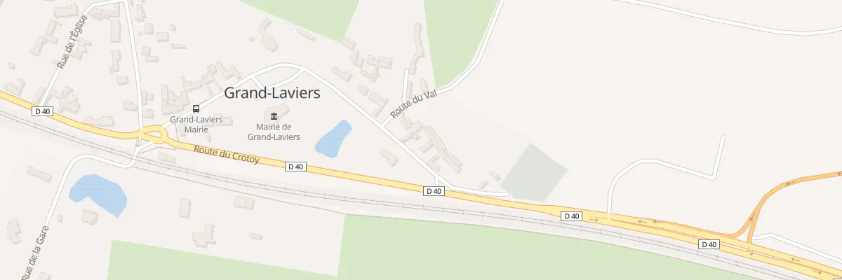 Plan du 50 Rte du Crotoy à Grand-Laviers