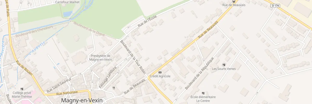 Plan du 11 Rue de Beauvais à Magny-en-Vexin