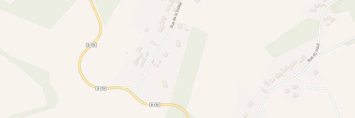 Plan du 39 Rue de la Vallée à Huchenneville