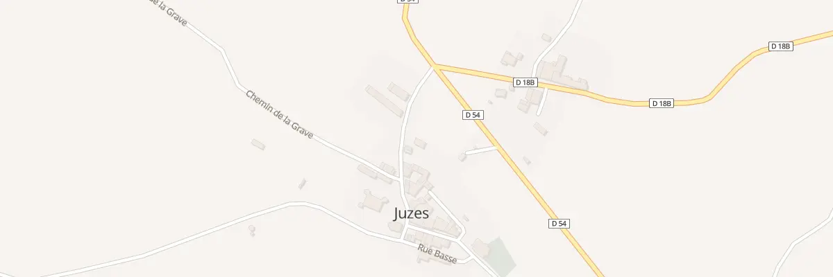 Plan du 8B Le Village à Juzes